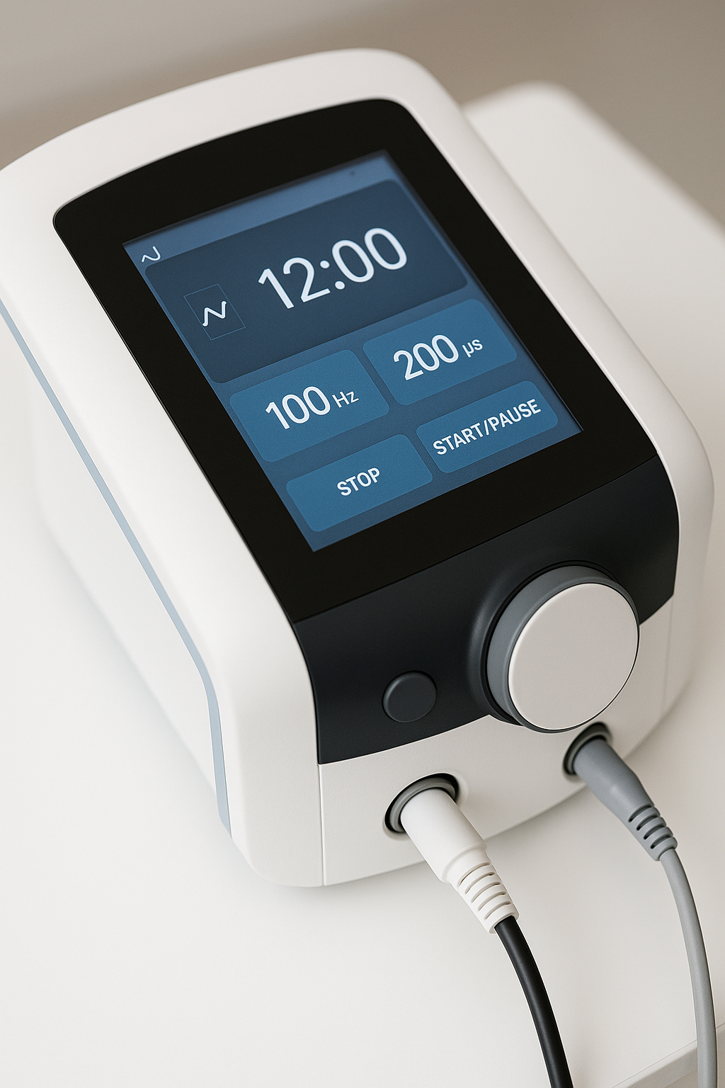 Electrotherapy device close-up